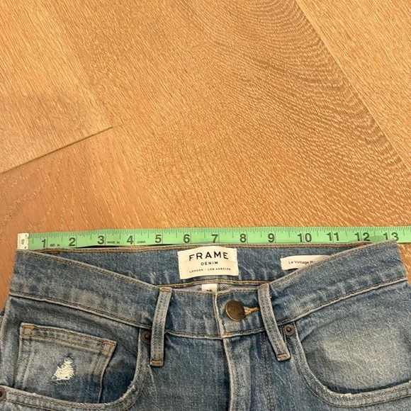 FRAME DENIM Le Vintage Bermuda Shorts 26 - Picture 10 of 11